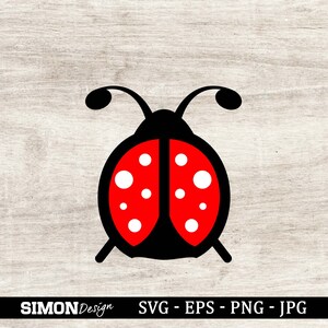 Nyckelpiga Svg, Nyckelpiga Layered, Nyckelpiga Vektor, Cricut Filer - Svg - Png - Eps - Jpg - Direkt Nedladdning