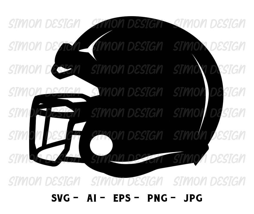 Football Helmet SVG, Football Helmet Clipart , Football Helmet