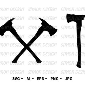 Axe svg, Firefighter svg, fireman svg, Fire Department svg, Fire Fighter Axe svg, Crossed Axes svg, Axe Clipart, Axe Cut Files