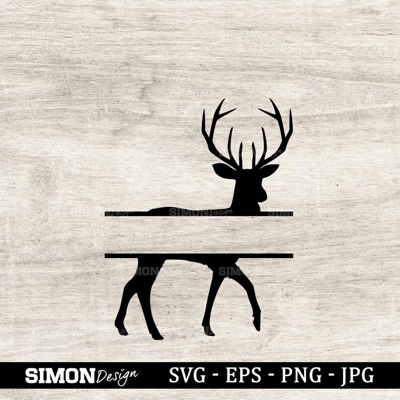 Download Buck Decal Deer Decal Deer Head Silhouette Deer Sign Svg Deer Hunter Svg Deer Split Monogram Christmas Gift Pet Supplies Pet Portraits