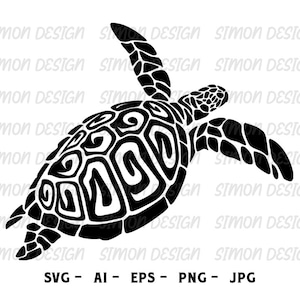 Sea Turtle Svg, Turtle Silhouette, Turtle SVG, Ninja Turtles svg, Shell Turtle svg, Ocean SVG, Tortoise svg, sea creatures svg, Ocean Turtle