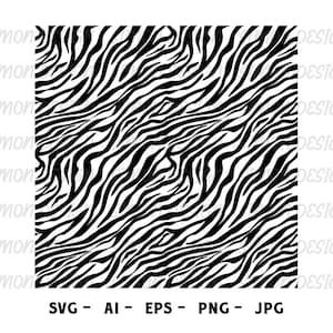 Peut inclure: Motif de zèbre noir et blanc. Le motif est sans couture et peut être utilisé pour une variété de projets.