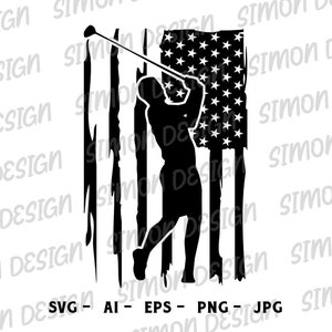 US Golf Svg | Golfing Svg | Golf Player Svg | Golf Clubs Svg | Golf Ball Svg | Golf Vector | Golf Logo | Golf Cut Files | Golf Silhouette