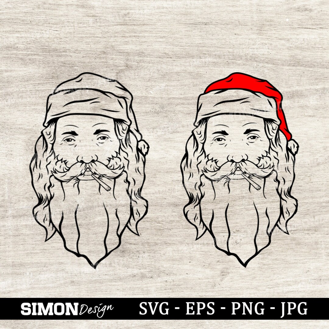 Santa Claus SVG, Santa Svg Cut File, Santa Clipart, Christmas Vector ...