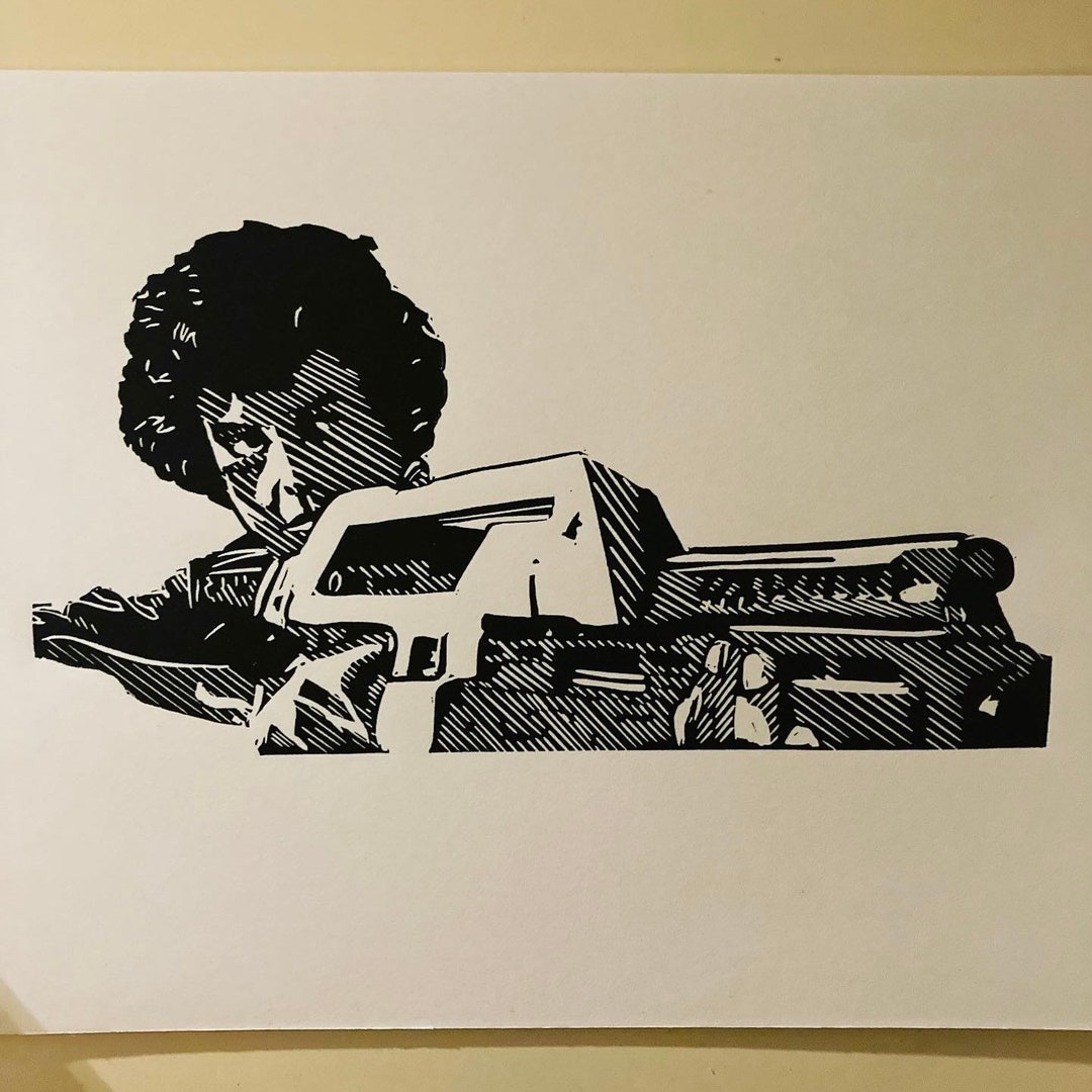 Aliens Ripley Vector Aliens Ripley Portrait Print: Hand-carved Sci-fi Art (A5) - Etsy