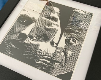Stalker Film Art: Hand-Carved Triptych Print