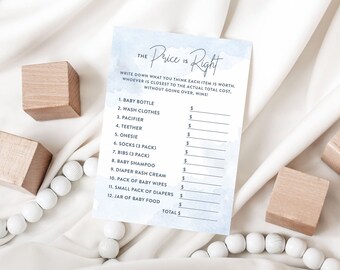 INSTANT DOWNLOAD | The Price Is Right, Oh Boy Printable Baby Shower Game | DIY Printable Baby Shower Games