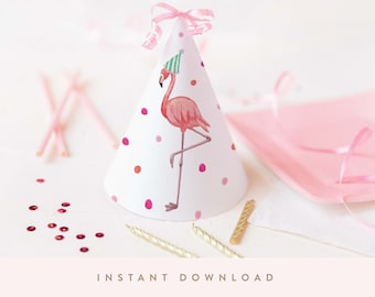 Party Animals Party Hat, Printable Party Hat, Instant Download | DIY Printables