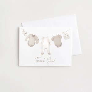  Tudomro 24 Pack Bear Baby Shower Thank You Cards with Envelopes  and Stickers Set Brown Kid Thank You Notes Blank Inside Watercolor Cards  with Envelopes Baby Shower Cards for Boy Girl