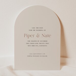 PIPER Arch Save the Date Cards Printed Save the Dates with Envelopes image 3