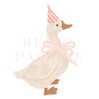 Silly Goose Clipart | Spring Vintage Cottagecore, Whimsical Cute ...