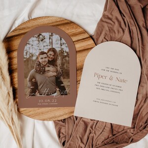 PIPER Arch Save the Date Cards Printed Save the Dates with Envelopes image 2