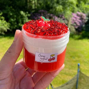 Cherry Yoghurt - DIY Slime