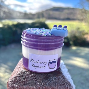 Blueberry Yoghurt - Glossy/Clear Slime image 1