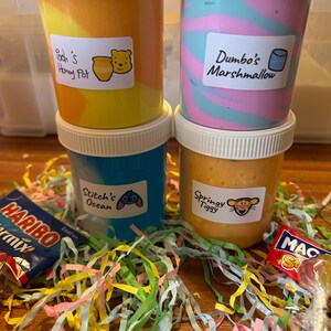 Disney Slime Bundle - Cloud, Butter, Crunchy and Clear Slimes image 3