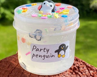 Party Penguin - Clear Slime