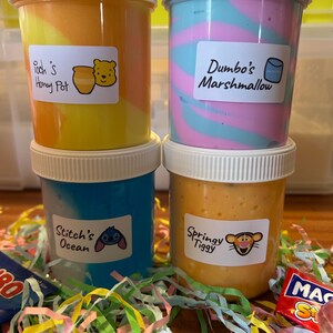 Disney Slime Bundle - Cloud, Butter, Crunchy and Clear Slimes image 5