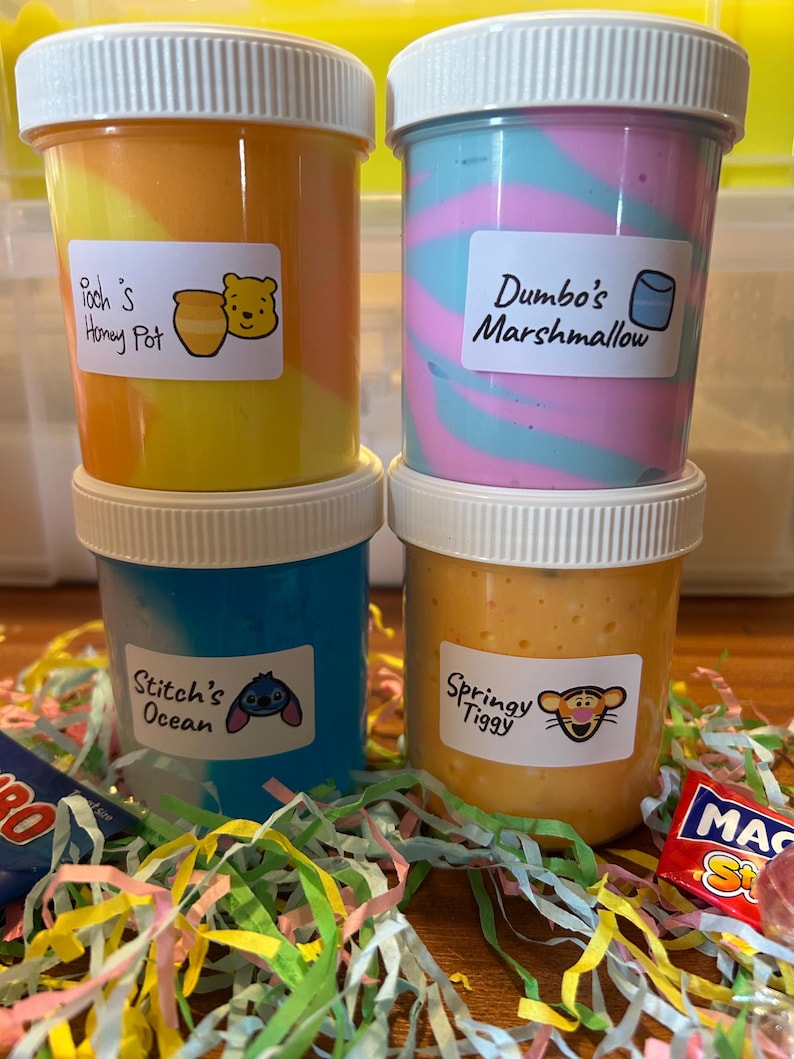 Disney Slime Bundle - Cloud, Butter, Crunchy and Clear Slimes image 5
