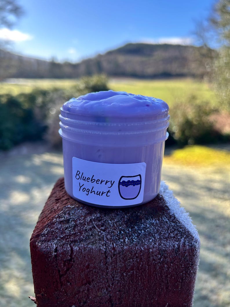 Blueberry Yoghurt - Glossy/Clear Slime image 13