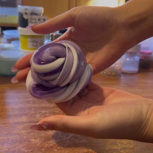 Blueberry Yoghurt - Glossy/Clear Slime image 8