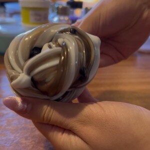 Boba Milk Tea - Glossy/Clear Slime image 8