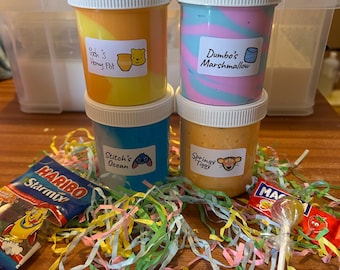 Disney Slime Bundle - Cloud, Butter, Crunchy and Clear Slimes