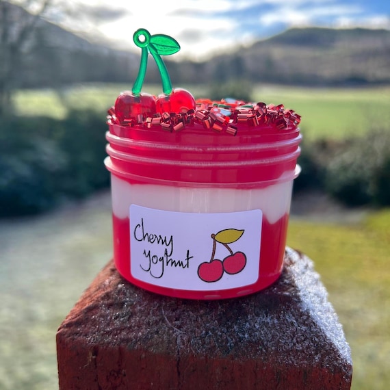 Cherry Yoghurt - Glossy/Clear Slime