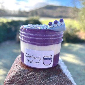 Blueberry Yoghurt - Glossy/Clear Slime image 6