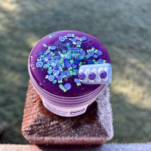 Blueberry Yoghurt - Glossy/Clear Slime image 3