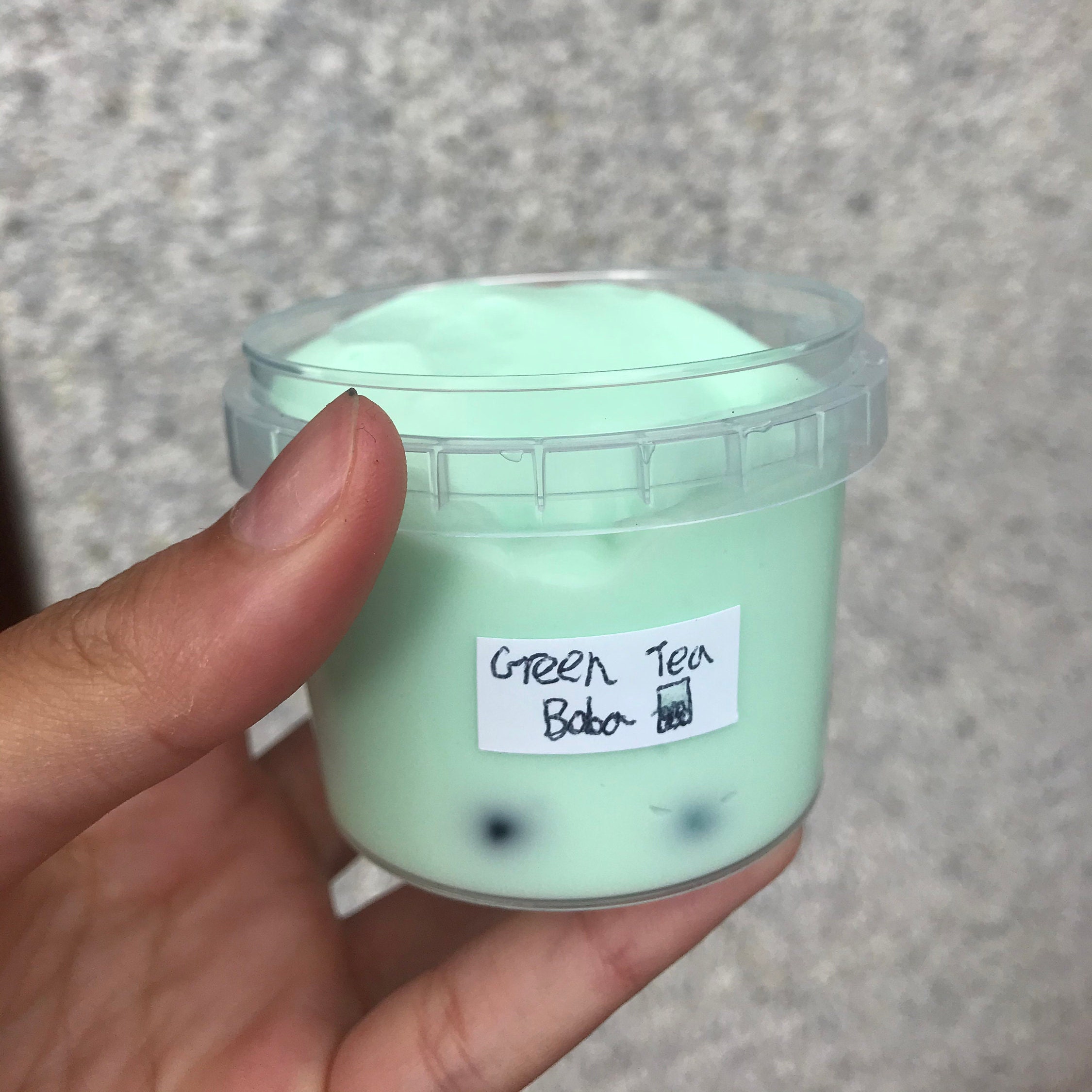 Green Tea Boba 3/5oz Etsy