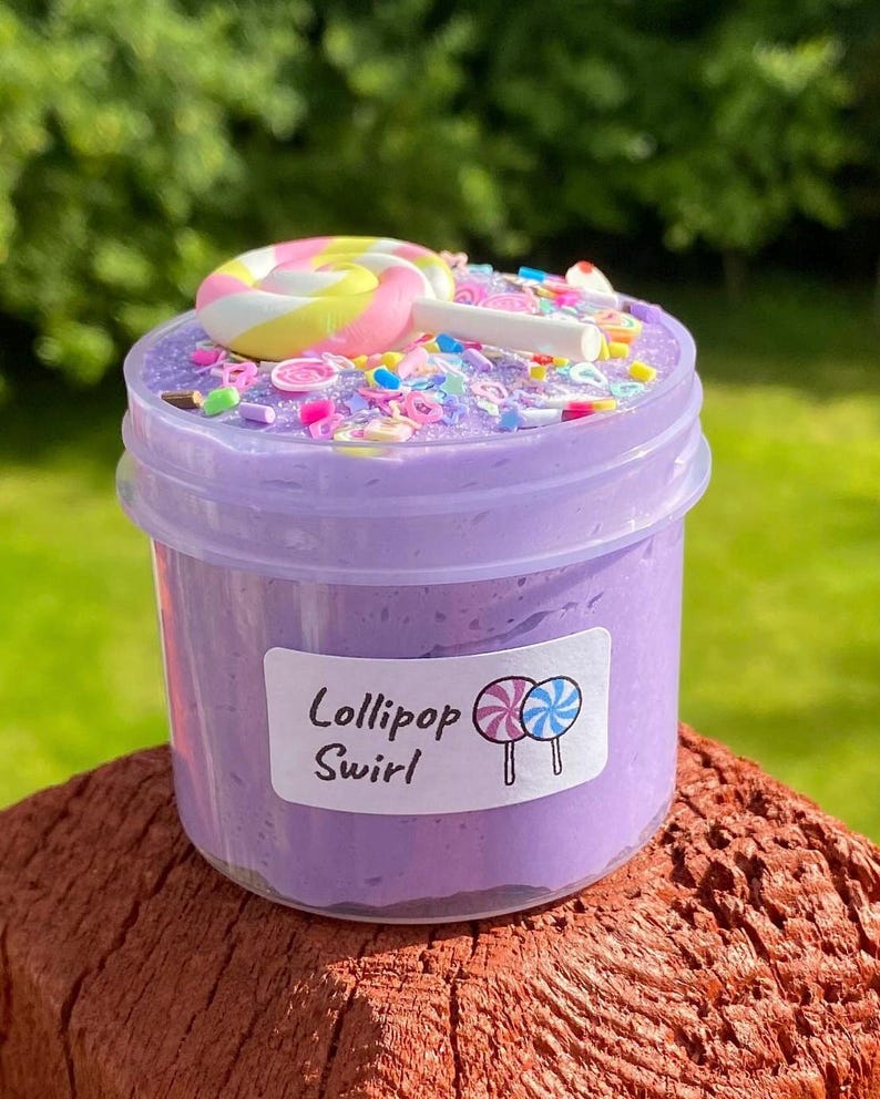 Lollipop Swirl - Butter Slime image 1
