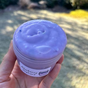 Blueberry Yoghurt - Glossy/Clear Slime image 11