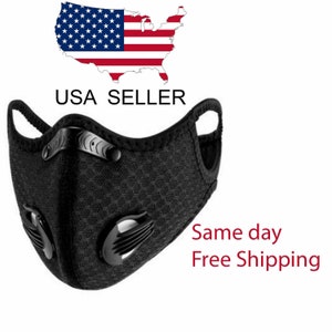 Adult Reusable Breathable Washable Cycling Face Mask Air with Filter Bike Bicycle Riding Hiking Running mask