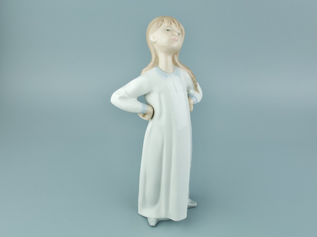 LLADRO GIRL Retired Lladro Figurine Girl Stretching 4872 Etsy