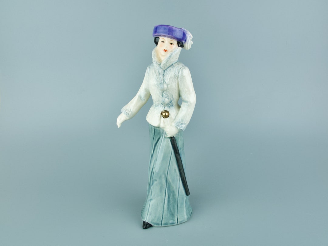 GOEBEL LADY FIGURINE Goebel Fashion on Parade Strolling on Etsy