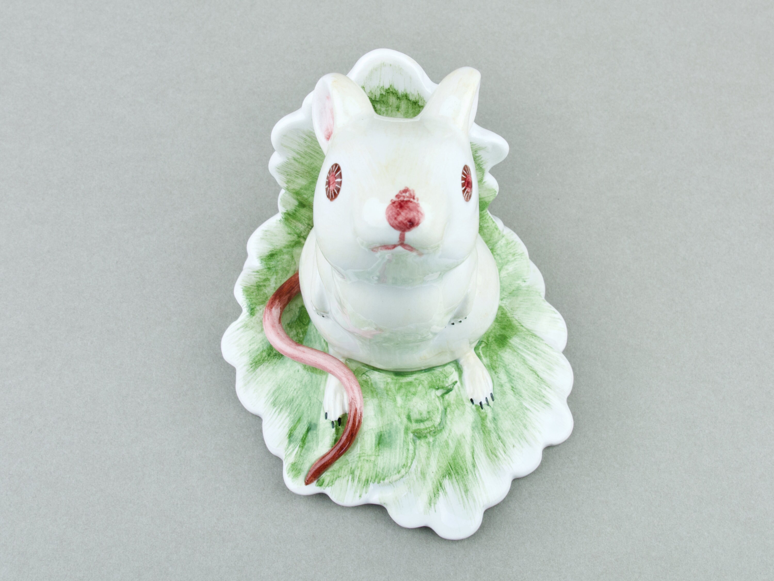 CERAMIC MICE Vintage Italian Pottery White Mice Figurines Etsy