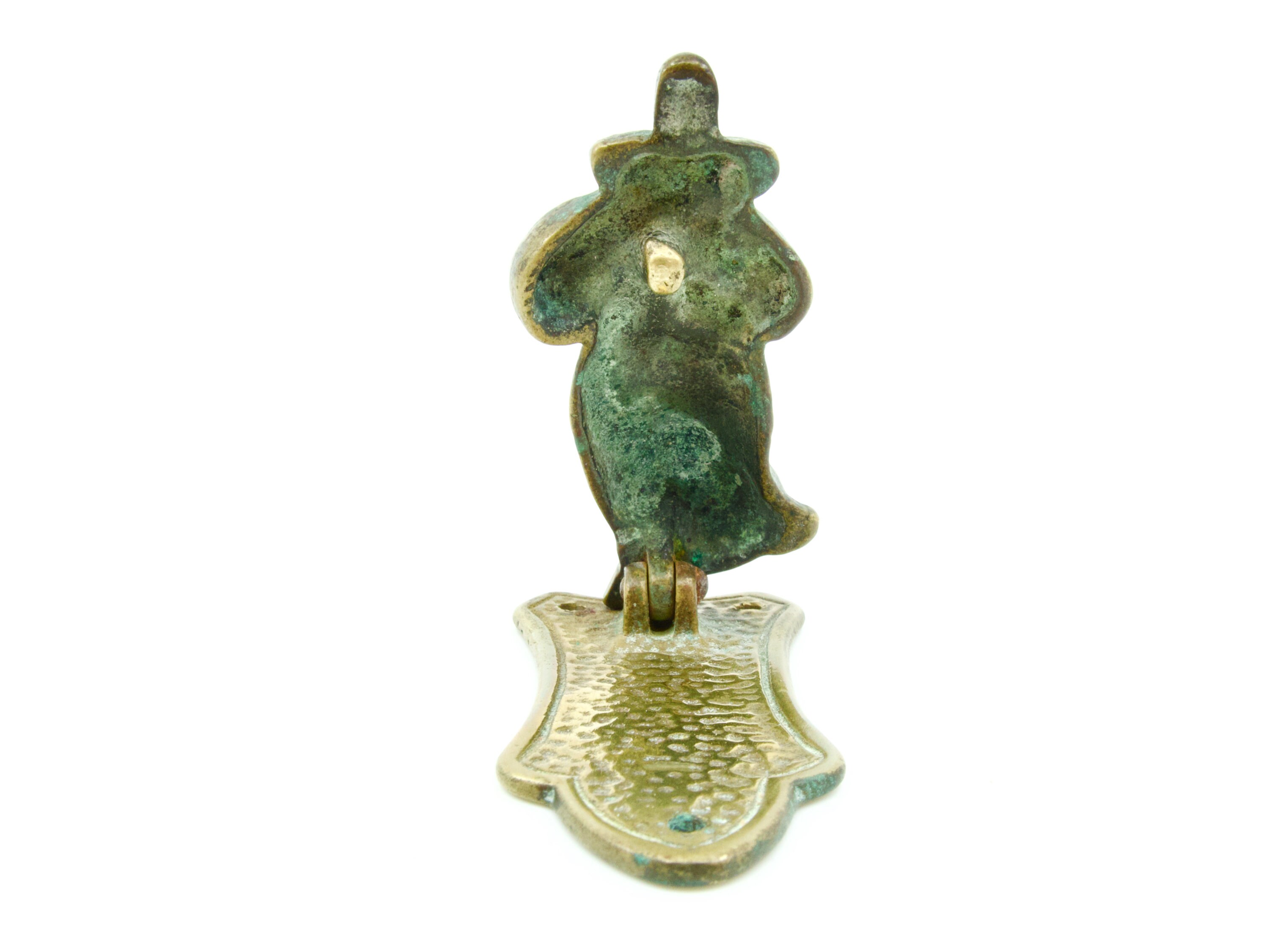 DOG DOOR KNOCKER Vintage Brass Door Knocker Boxer Door Etsy