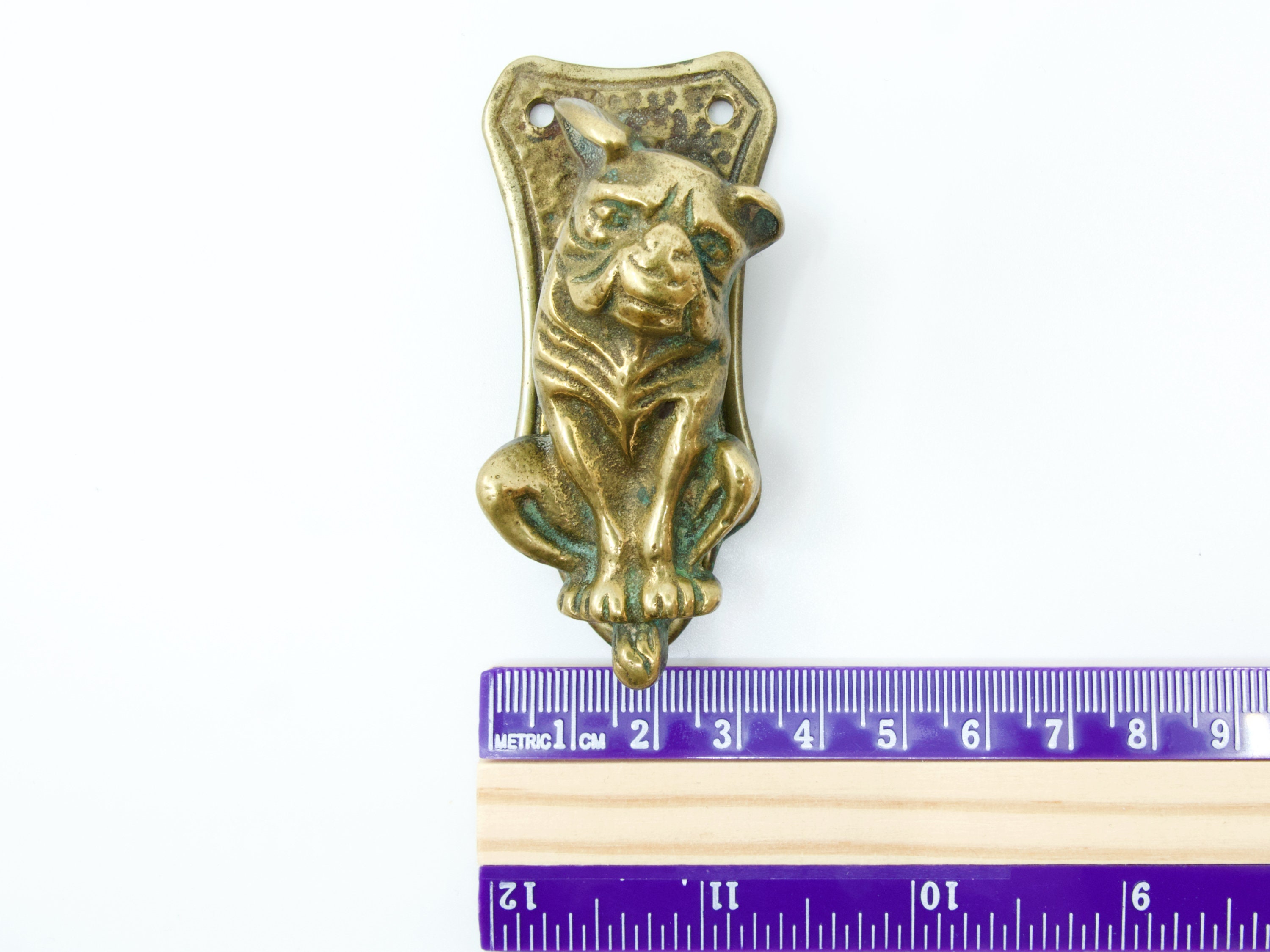 DOG DOOR KNOCKER Vintage Brass Door Knocker Boxer Door Etsy UK
