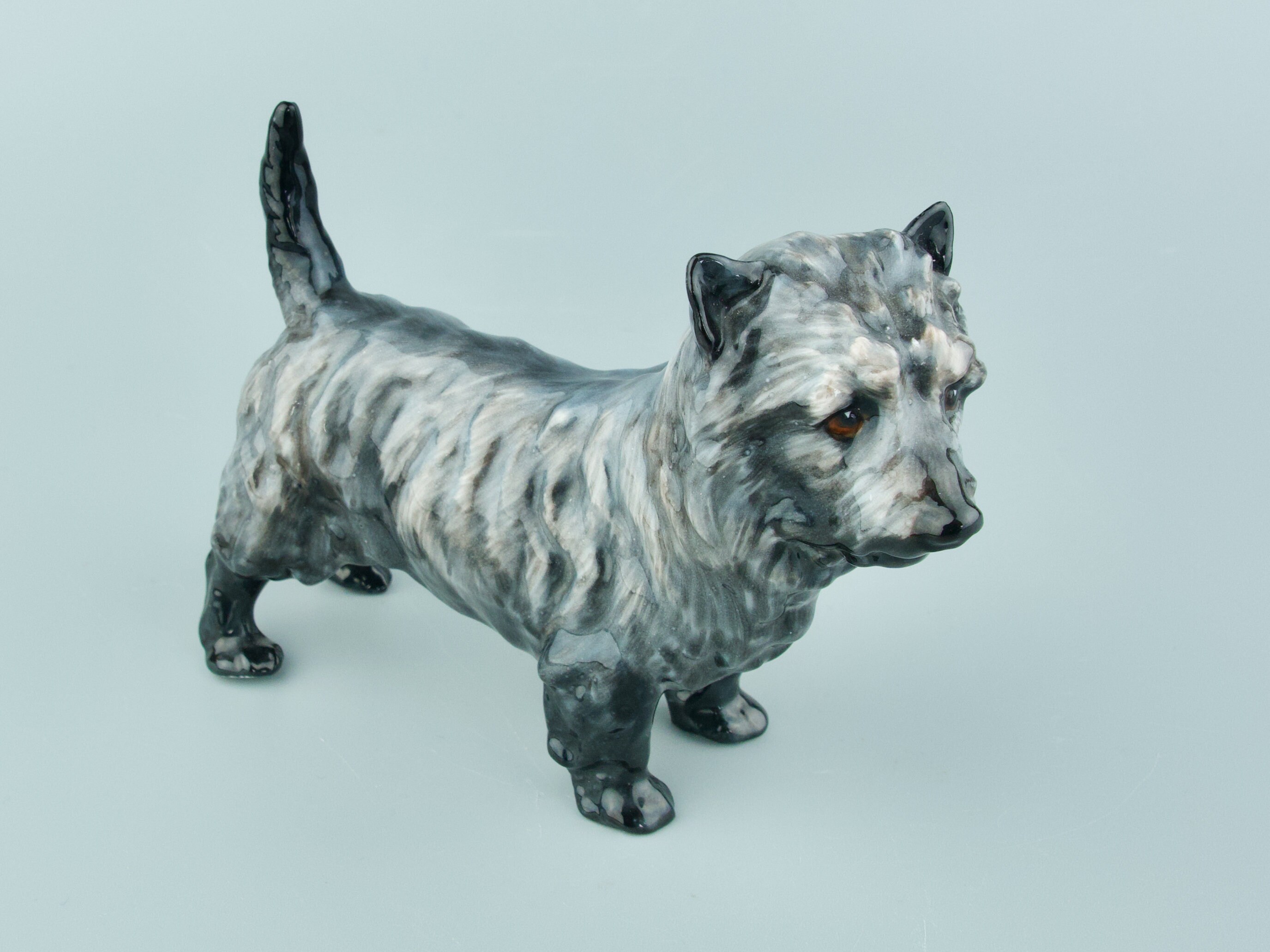 Cairn Terrier 2 phrase et date ArtDog FR - urne avec un chien 