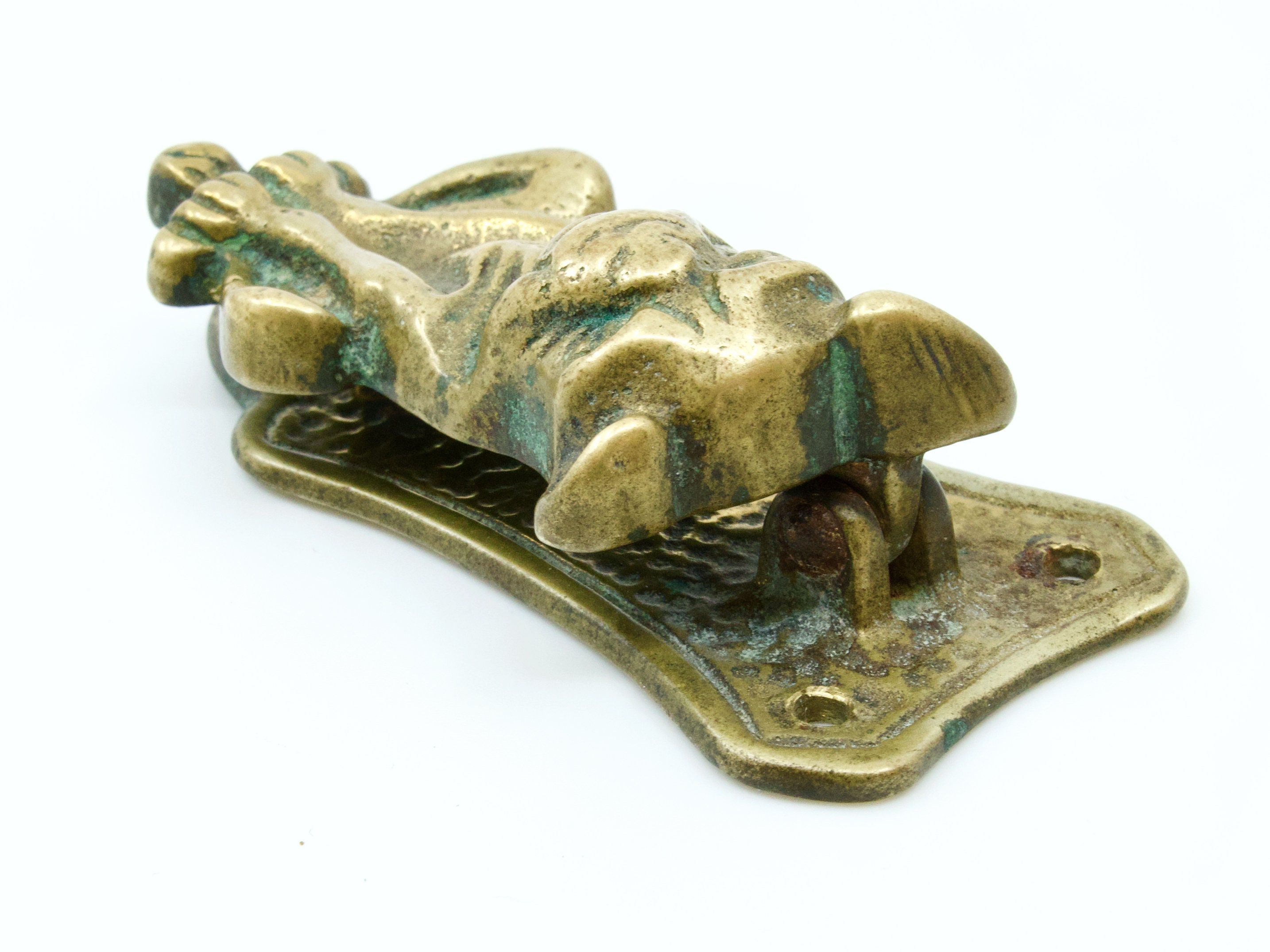 DOG DOOR KNOCKER Vintage Brass Door Knocker Boxer Door Etsy UK