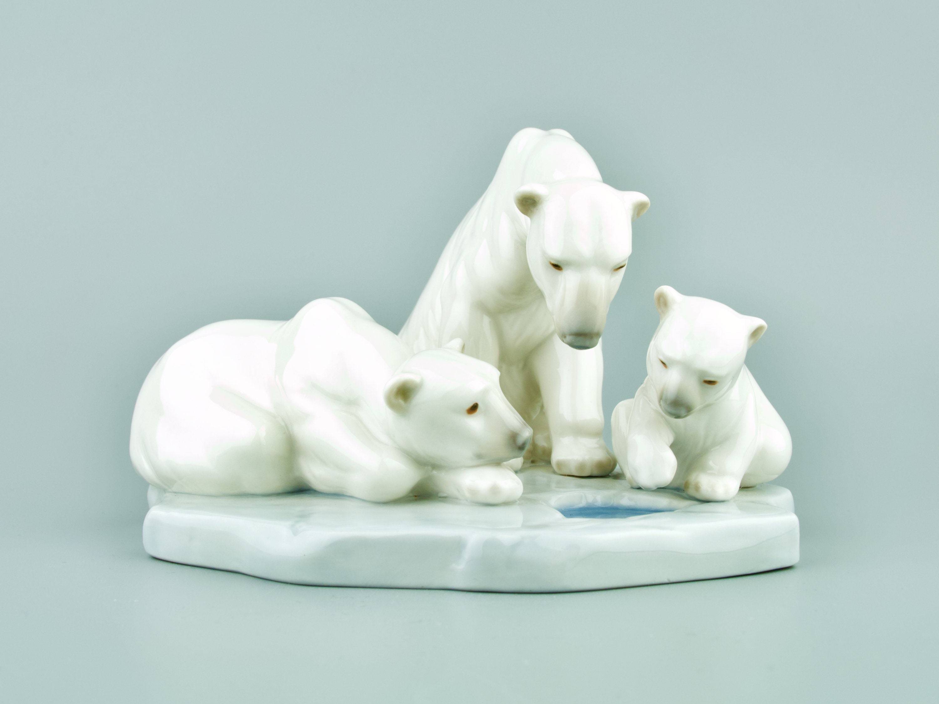 LLADRO POLAR BEARS Retired Lladro Bearly Love Figure 1443 Etsy