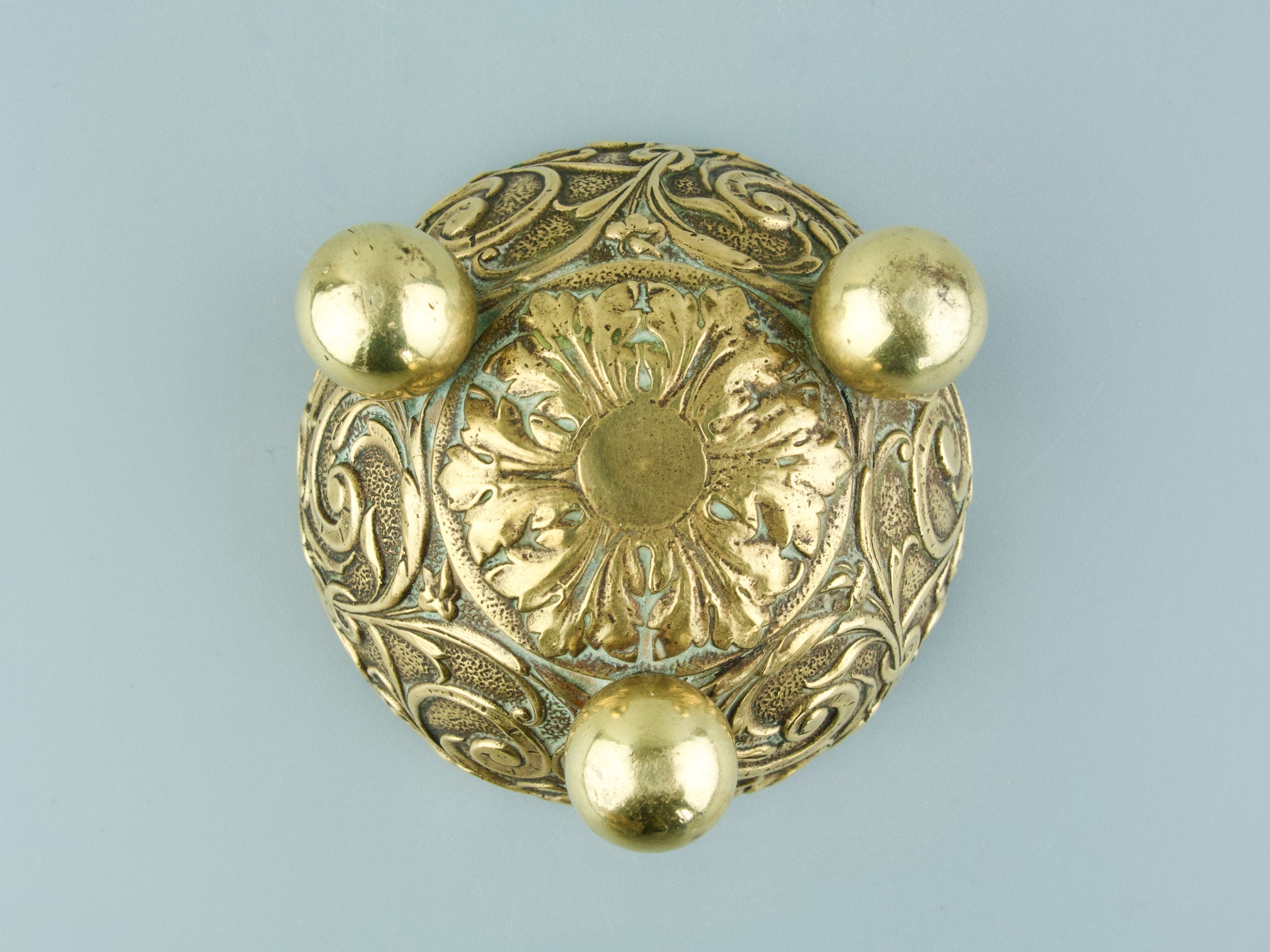 ANTIQUE STRING HOLDER Victorian Brass String Dispenser Etsy