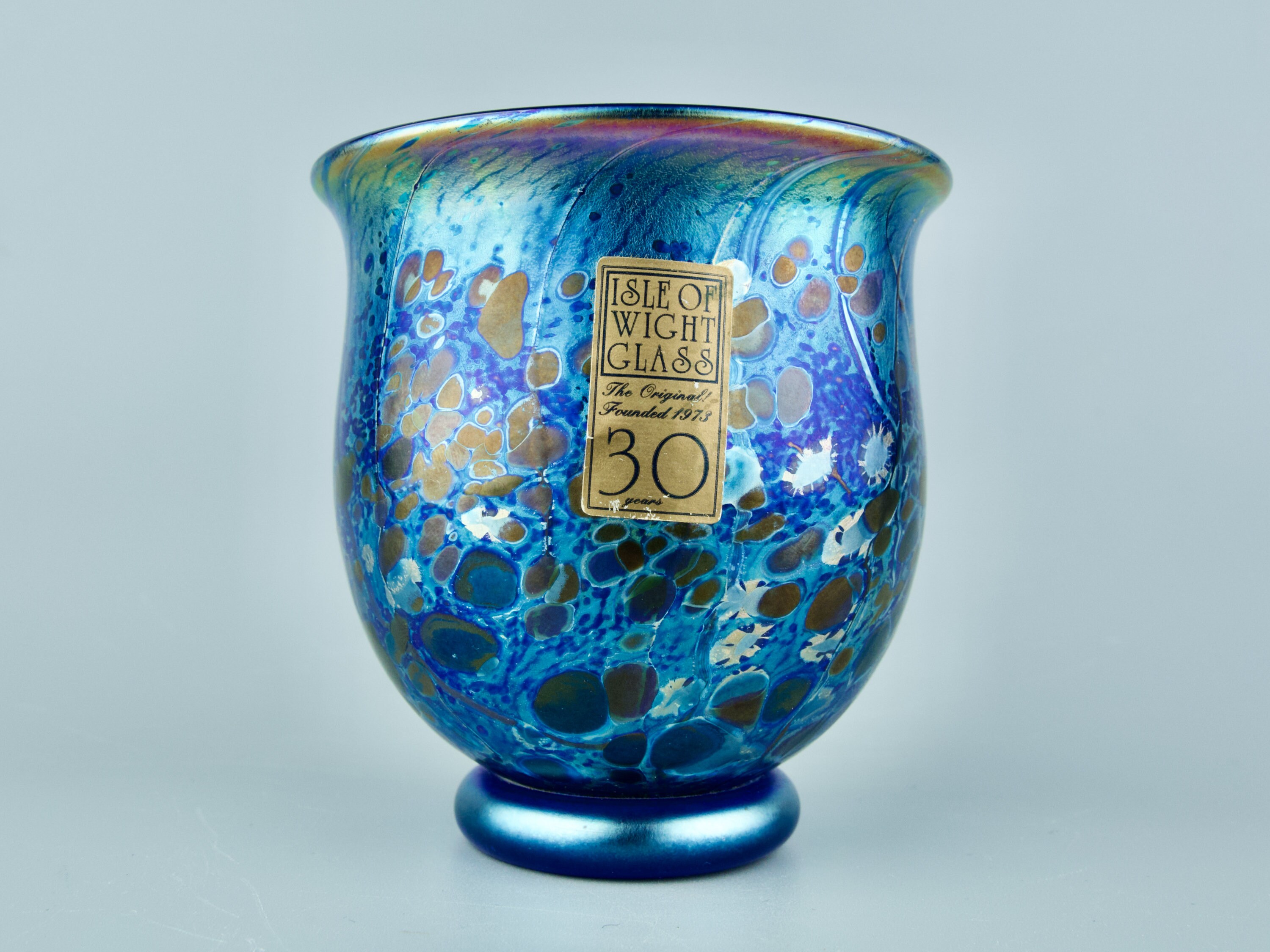 無料配達 ISLE OF WIGHT GLASS アイル オブ ワイトグラス ガラス製花瓶