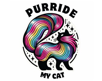 LGBTQ+プライドキャッツステッカー | 愛は愛、トランスジェンダープライド、愛は勝つ、代名詞を尊重 | 防水ステッカー 気泡フリーステッカー