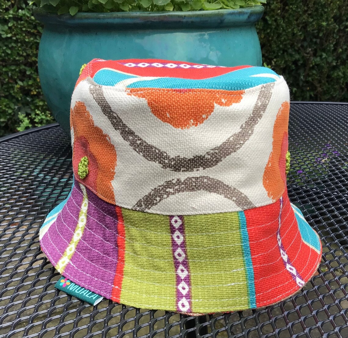Reversible bucket hat handmade upcycled and unique uk Etsy