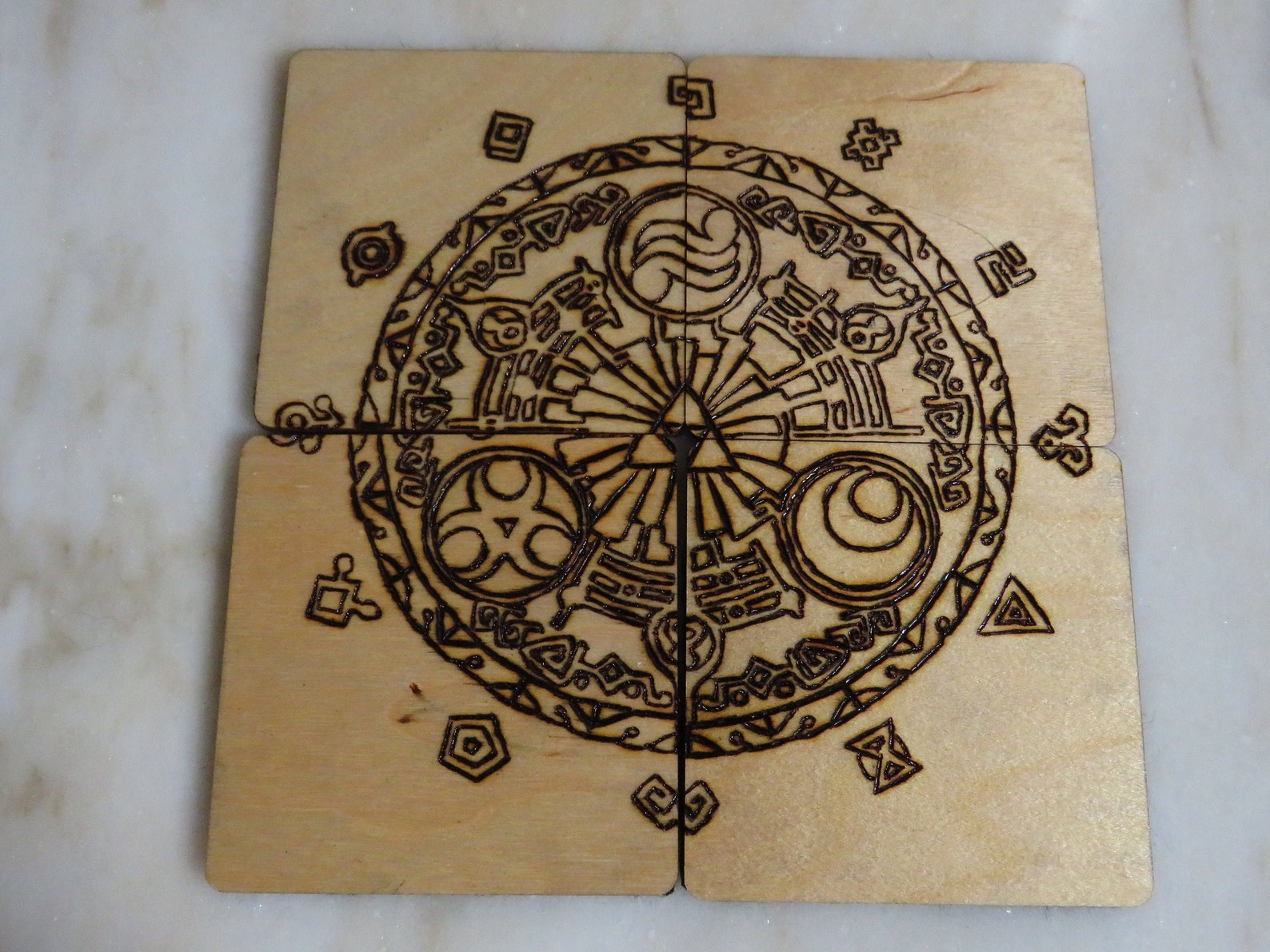 Hyrule Historia Legend of Zelda Wood Burning Art 10 x 10cm Etsy