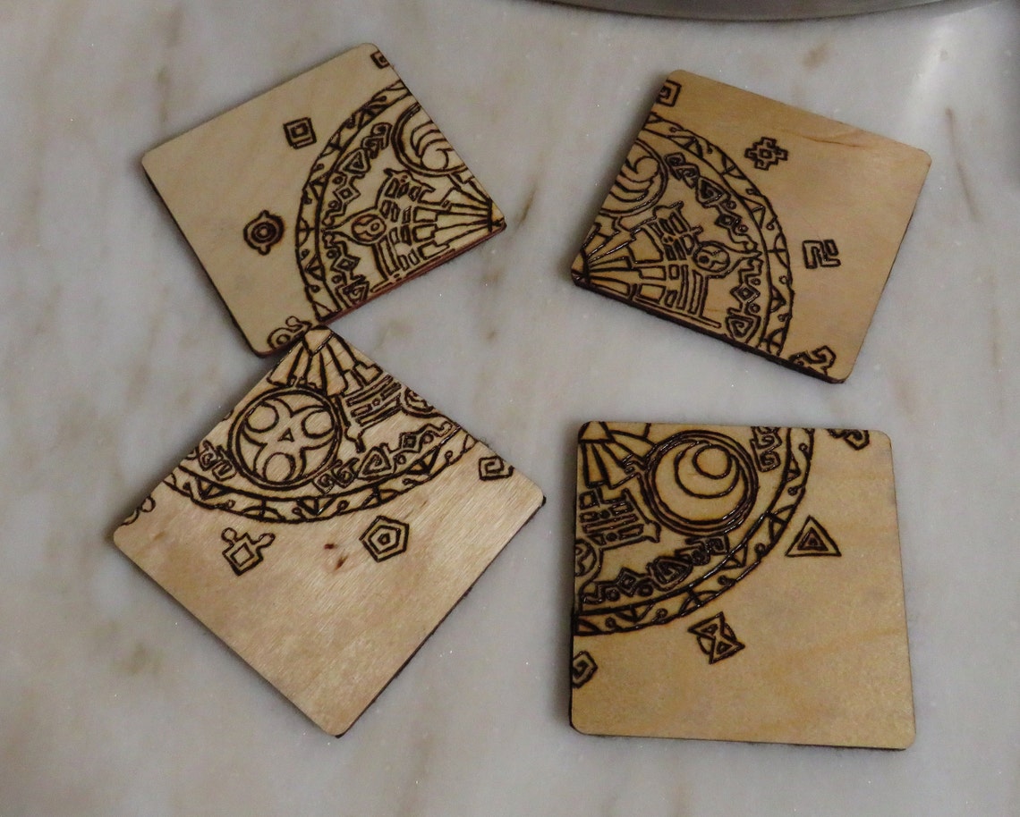 Hyrule Historia Legend of Zelda Wood Burning Art 10 x 10cm Etsy