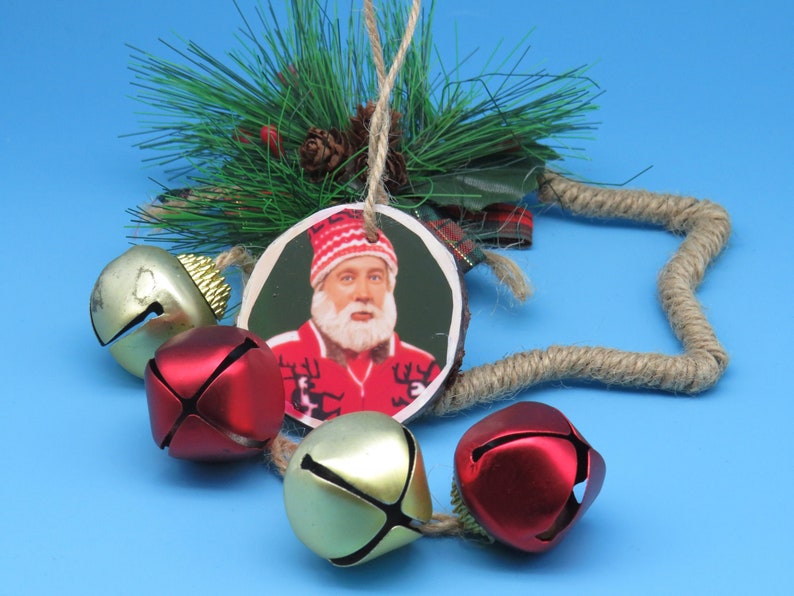 Tim Allen Santa Clause Santa Digital Art Wood Christmas Decoration Tree Yule