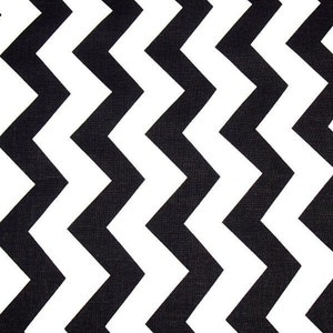 Tessuto Twin Peaks, abito nero Lodge, tessuto di cotone a zig zag tagliato su misura, stampa a zig zag in bianco e nero, tessuto di cotone per bambini