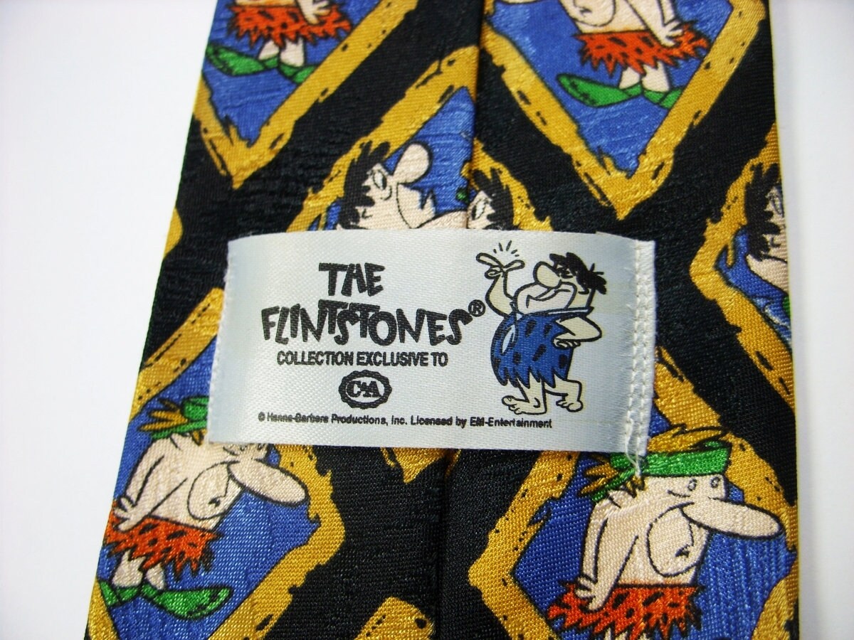 The Flinstones Tie Fred Flintstone Necktie Wilma Flintstone - Etsy UK